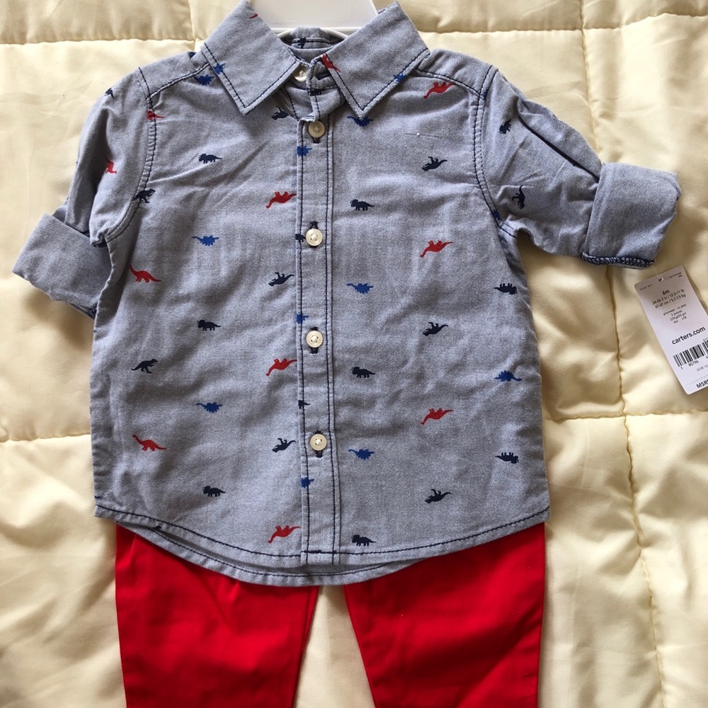 Boys dinosaur outfit